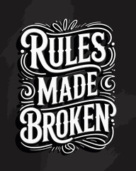 Broken things make the sharpest weapons  t shirt designHand drawn illustrations. Modern calligraphy quotes. Typography tee print design. Cute lettering for kids fashion. 