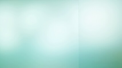 Naklejka premium A calm and tranquil gradient background featuring a smooth transition from light teal to white. Its soft, diffused quality makes it suitable for websites, presentations, social media content