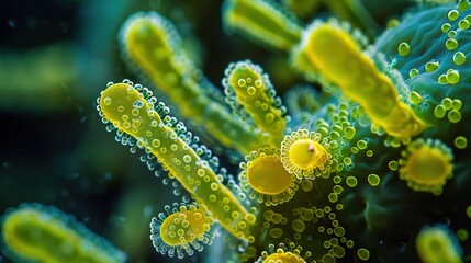 Fototapeta premium Septicemia: Unraveling Bloodstream Infections, Systemic Inflammation, and Critical Care Interventions