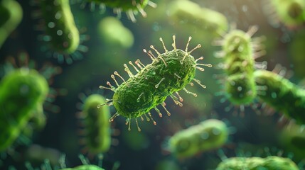 Fototapeta premium Septicemia: Unraveling Bloodstream Infections, Systemic Inflammation, and Critical Care Interventions