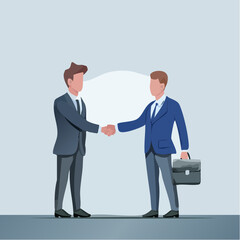 Businessmen Male Handshake Agreement
