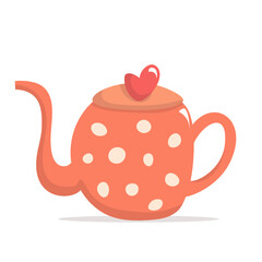 Collection of vector illustrations featuring ceramic teapots with unique decorative elements — perfect for design, packaging, and prints.
