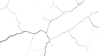 Black damaged rusty cracked wall texture design. Surface fissures and scratches in ground detail. Dry soil sketch with cracked background texture.