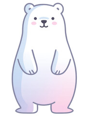 Fototapeta premium polar bear cartoon