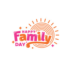 Celebrating happiness and joy with family