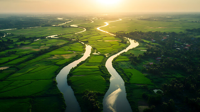 Mighty Mekong Delta crisscrossed by thousands of canals and rivers (2)