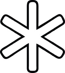 Fototapeta premium vector illustration of a cross symbol