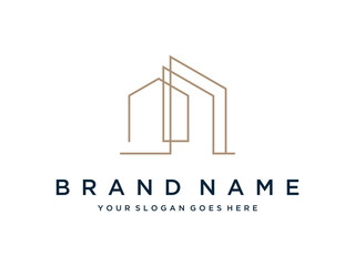 house logo design vector illustration