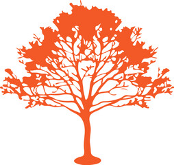 Tree simple icon. Vector ICON all icon Viktor