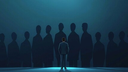 Executive facing the consequences of unethical behavior.