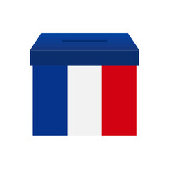 Election in the France. Election Concept. Vector Illustration.