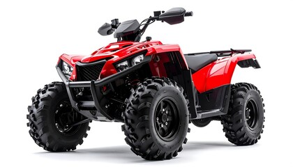 Red ATV Quad Bike, Off-Road Vehicle - Adventure