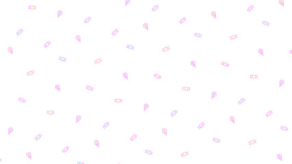 レトロポップなキャンディパターン⭐︎PNG