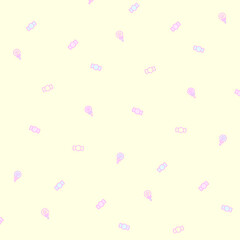 レトロポップなキャンディスクエアパターン⭐︎