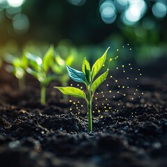 Quantum simulation software predicting molecular behavior in soil, fertilizer, and agrochemical reactions