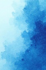 Obraz premium Soft blue watercolor wash, subtle stain splashes, harmonious blend , paint, tone, calm