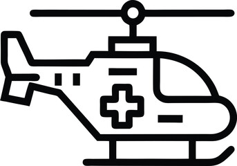 Medical Helicopter Icon