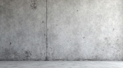 A Textured Concrete Wall and Floor Background Ideal for Design Projects and Presentations Featuring a Seamless and Clean Surface
