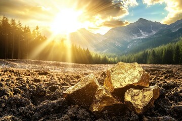 Destruction of beauty: how gold mining affects nature.
