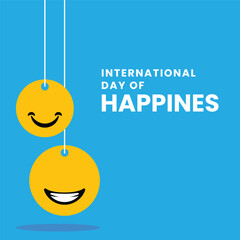 International Day of Happiness Smiling Face