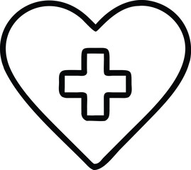 Fototapeta premium Medical&nbsp;Heart&nbsp;Icon