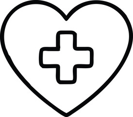 Obraz premium Medical&nbsp;Heart&nbsp;Icon