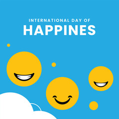 International Day of Happiness Smiling Face