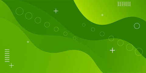 Abstract green geometric background. Eps10 vector