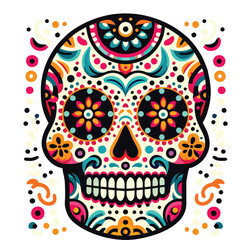 Dia de los Muertos vector art illustration