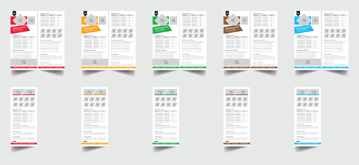 Rollup Technical Data Sheet layout template. Roll up modern Dl product catalog design template, Minimalist product brochure template design, corporate flyer, business flyer, DL flyer, Rollup design