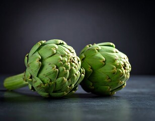 Obraz premium a pair of artichokes