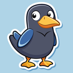 blue bird cartoon