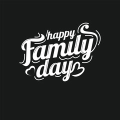 Celebrating happiness and joy with family