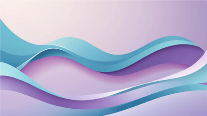 Abstract Blue, purple  Wave Background with Flowing Lines and Modern Design