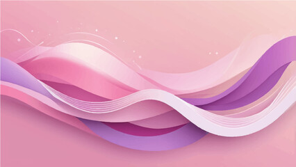 Abstract pink Wave Background with Flowing Lines and Modern Design