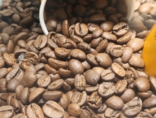 Café - Grãos de Café.
