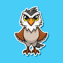 owl, bird, cartoon, animal, vector, illustration, cute, nature, character, wild, eyes, design, chicken, fun, branch, wise, night, brown, art, wildlife, wing, icon, halloween, funny, drawing
