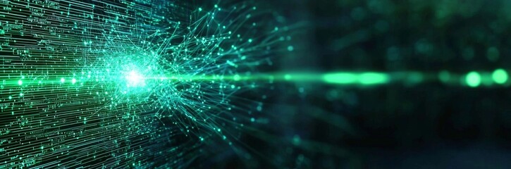 Obraz premium Eye-catching design showcasing deep learning's impact on data connectivity.