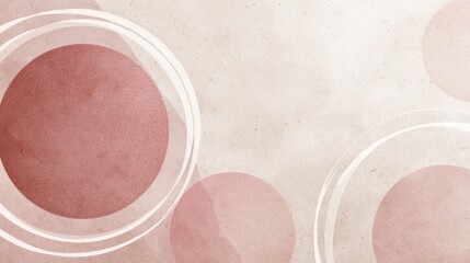 Abstract pink circles background