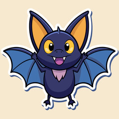 cat, animal, cartoon, vector, cute, illustration, kitten, pet, bat, black, art, drawing, domestic, mammal, rabbit, pets, halloween, kitty, feline, smile, icon, sweet, character, funny, fun