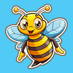 bee and honey