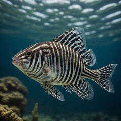 Obraz premium tropical fish in aquarium