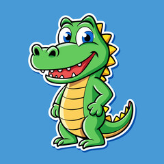 cartoon, animal, frog, green, vector, illustration, crocodile, cute, turtle, dragon, character, amphibian, reptile, fun, happy, smile, dinosaur, isolated, drawing, tortoise, alligator, funny, art, com
