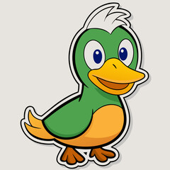 duck, bird, cartoon, animal, vector, illustration, baby, yellow, duckling, chicken, fun, isolated, funny, cute, beak, nature, happy, rubber, water, easter, animals, icon, farm, egg, character