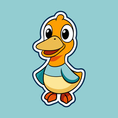 duck, bird, cartoon, animal, vector, baby, illustration, yellow, duckling, chicken, cute, fun, isolated, funny, toy, chick, farm, beak, rubber, easter, happy, poultry, swimming, goose, ducky