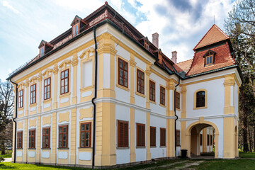 Late Baroque mansion of the Jan Mudroch Gallery in Senica, Slovakia