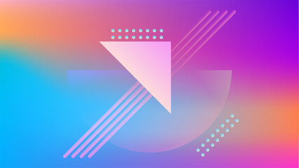 ABSTRACT BACKGROUND GRADIENT MESH WITH GEOMETRIC SHAPES SMOOTH LIQUID COLORFUL BLURRED DESIGN VECTOR TEMPLATE GOOD FOR MODERN WEBSITE, WALLPAPER, COVER DESIGN 