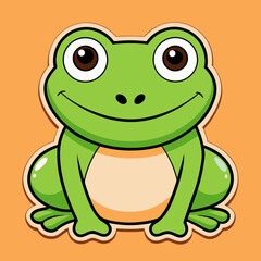 funny frog cartoon