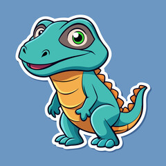 cartoon, animal, dinosaur, green, vector, lizard, illustration, reptile, dino, crocodile, frog, dragon, cute, fun, monster, character, tyrannosaurus, baby, isolated, wildlife, rex, nature, mascot, fun