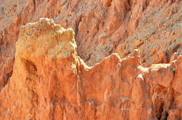 Rote Klippen an der Algarve